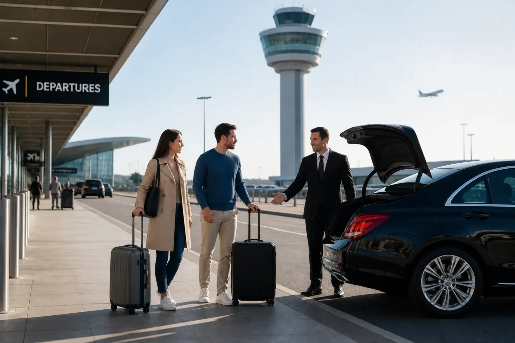 Newark airport car service luxury sedan EWR