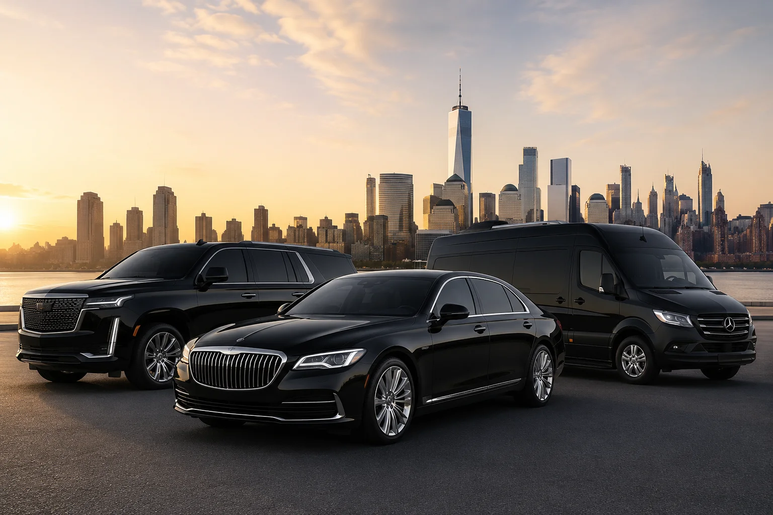 Best limousine service with luxury chauffeur vehicle for airport corporate and event transportation