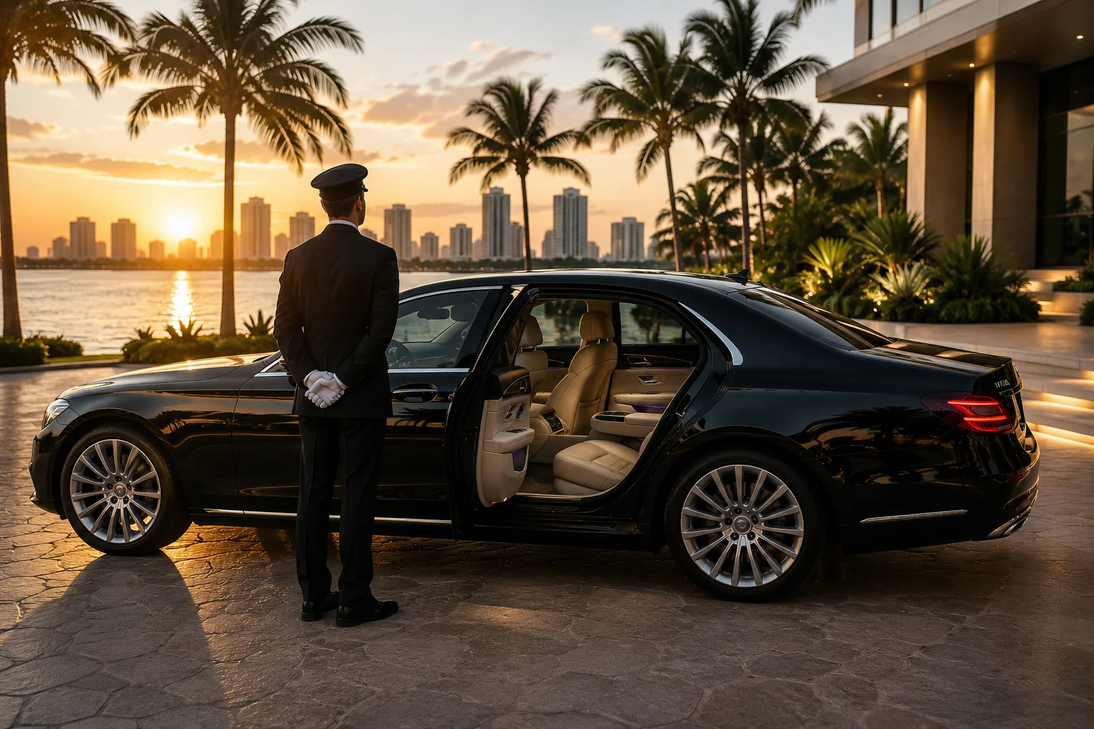 Florida limousine service and luxury chauffeur transportation