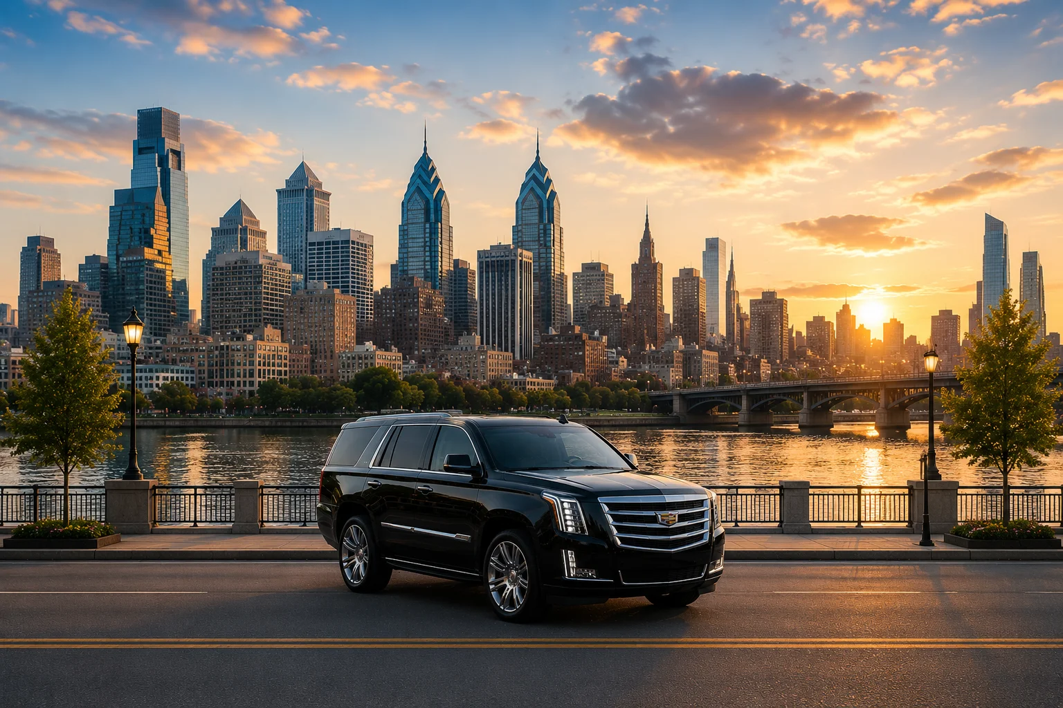 Philadelphia limo service luxury vehicle PHL