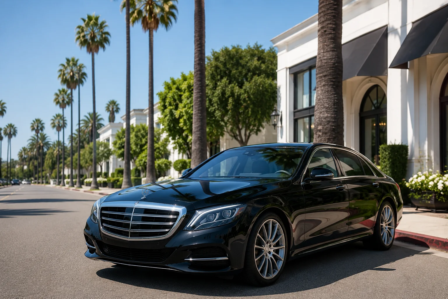 Beverly Hills limo service luxury car VIP California
