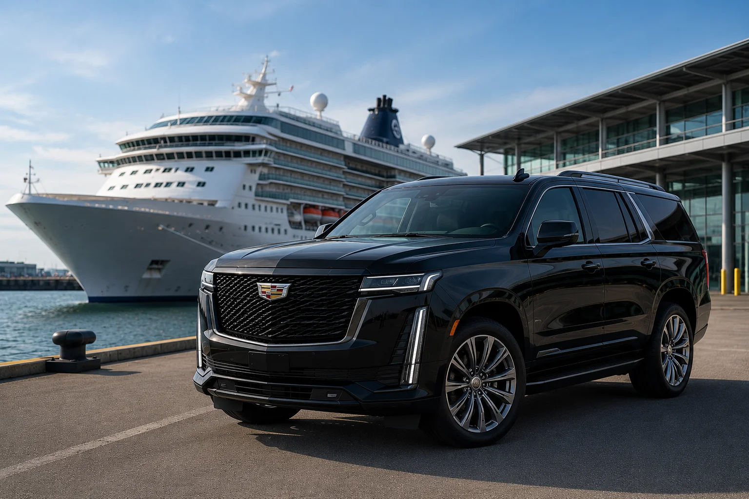Luxury SUV for Cape Liberty Cruise Port transportation in Bayonne