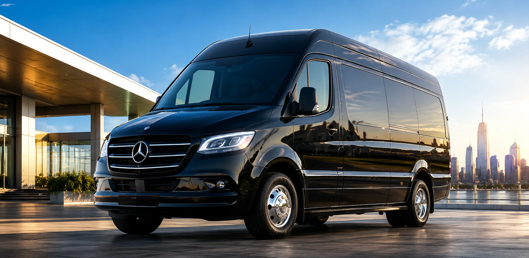 Mercedes Sprinter Van rental luxury interior exterior