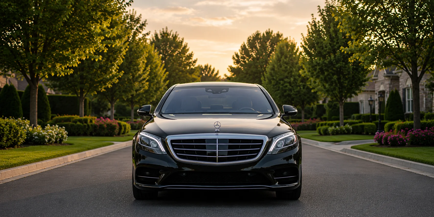 Luxury black sedan for New Providence limo service in New Jersey