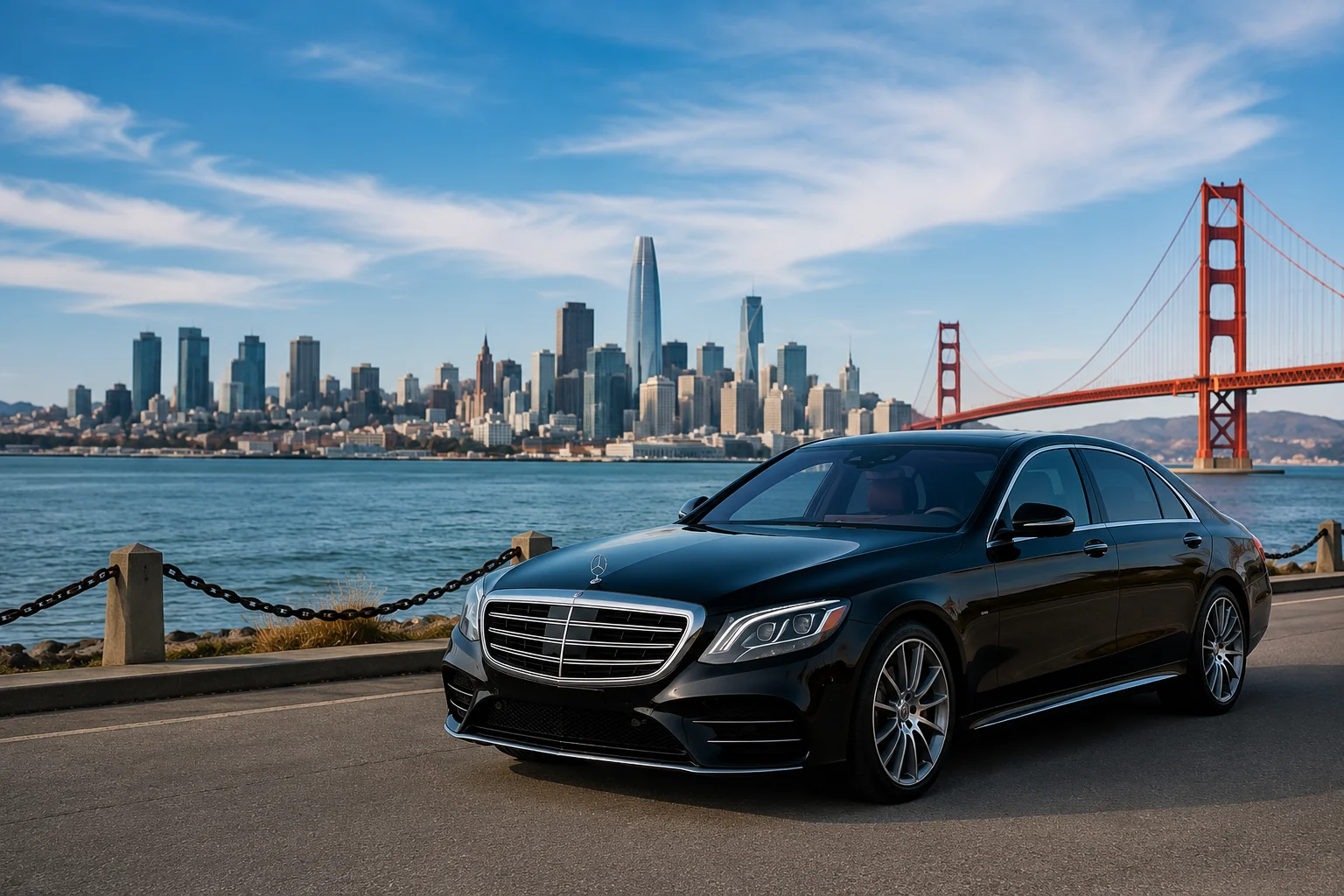 San Francisco limo service luxury car California SFO