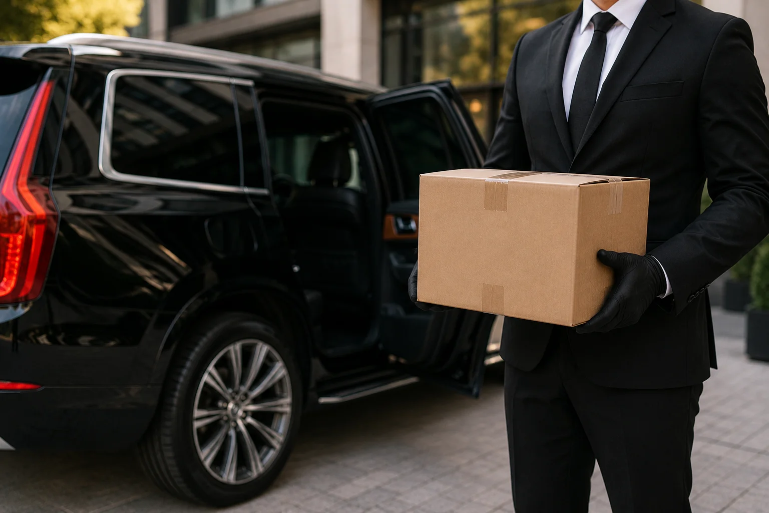 Urgent package delivery service by Empire Limousine