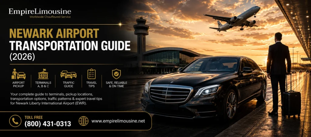 Newark Airport Transportation Guide (2026): Pickup, Terminals, Traffic & Travel Tips